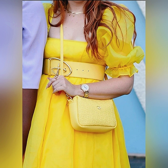 Disney Bags Disney Horizontal Crossbody Gold Disney Embelm Bnwt